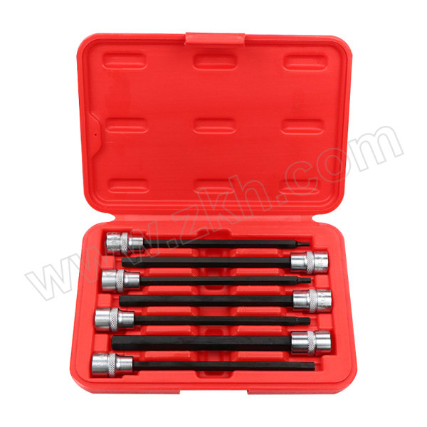 BALANCOM/百炼工具 7件套3/8"方公制内六角旋具套筒组 B715471 3~10mm 1套