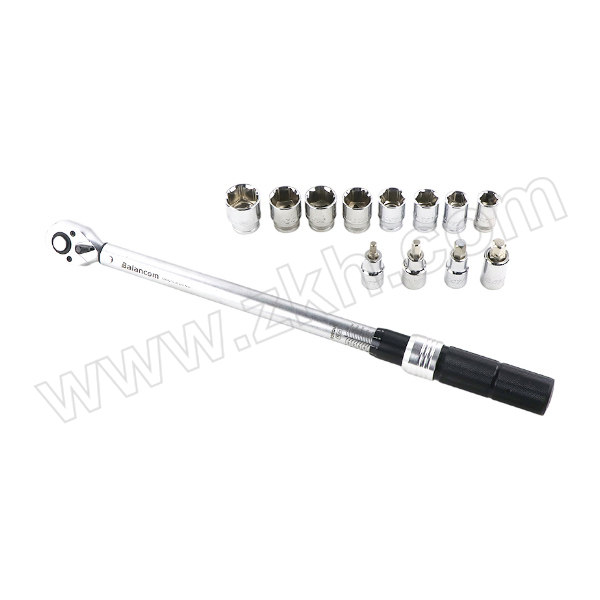 BALANCOM/百炼工具 13件套1/2"方内六角套筒可调扭力扳手组 B686404 60~330N·m 1套