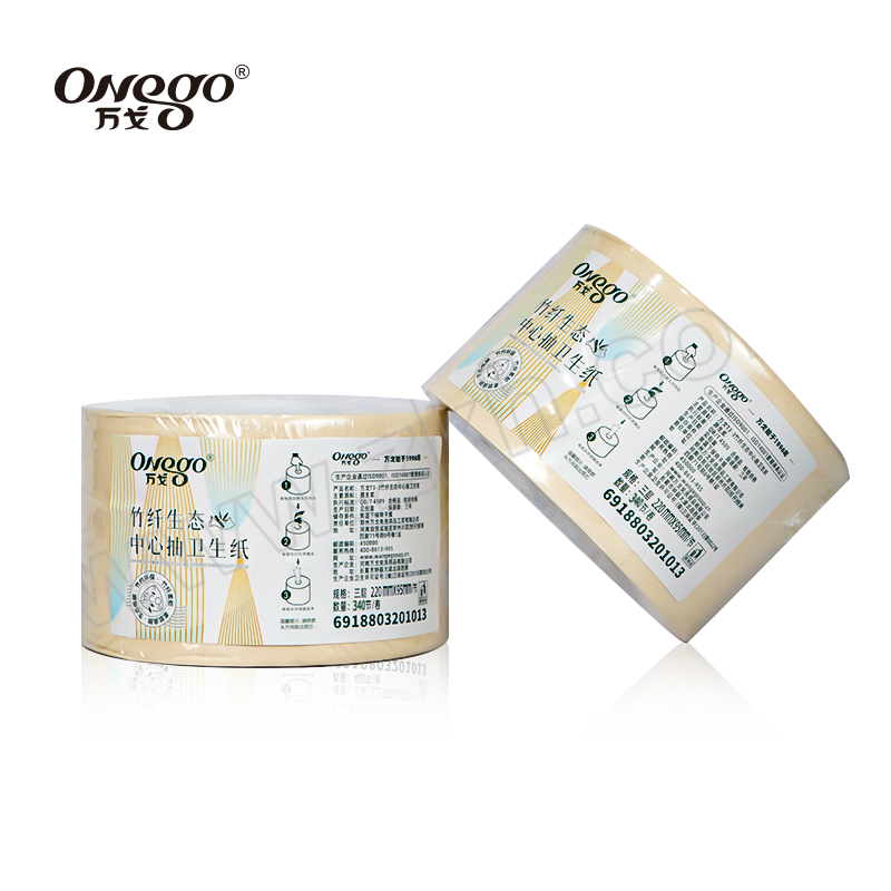 ONEGO/万戈 竹纤生态中心抽卫生纸 T3-3 1箱