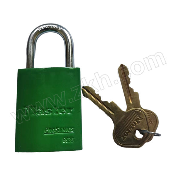 MASTERLOCK/玛斯特锁 铝制挂锁 6835 绿色 不通开 1个