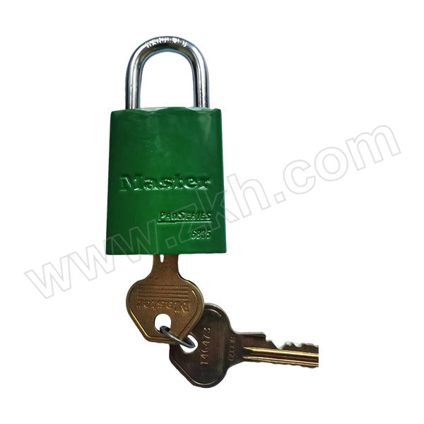 MASTERLOCK/玛斯特锁 铝制挂锁 6835 绿色 不通开 1个
