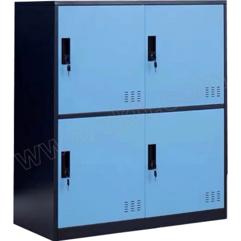 YUKERUI/誉科瑞 黑色套蓝色四门书包储物柜 YKR-SBG-0010 尺寸900×400×1000mm 1台