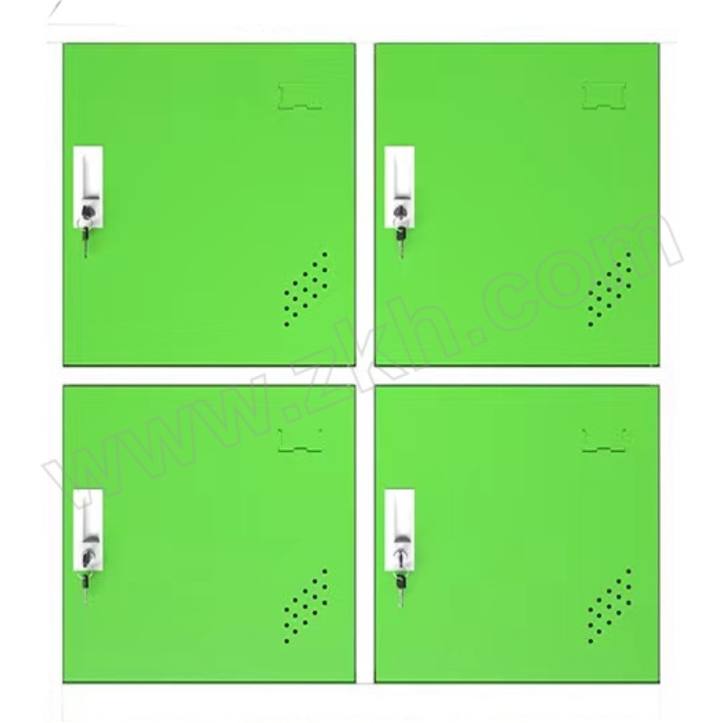 YUKERUI/誉科瑞 白色套绿色四门书包储物柜 YKR-SBG-0012 尺寸900×400×1000mm 1台