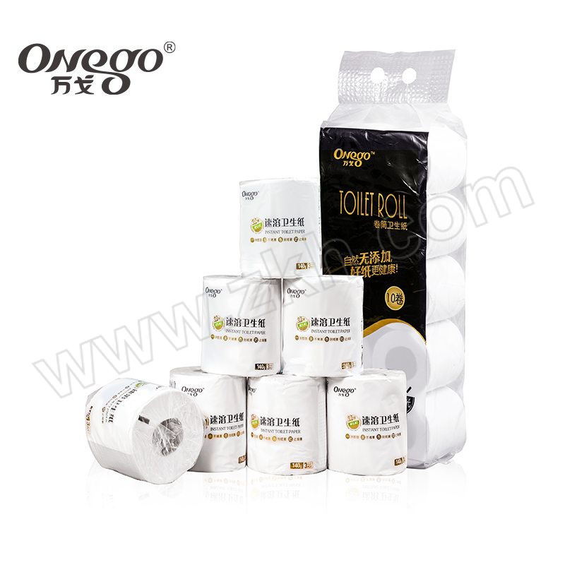 ONEGO/万戈 速溶卫生纸 140g独立装 10卷×6提 1袋