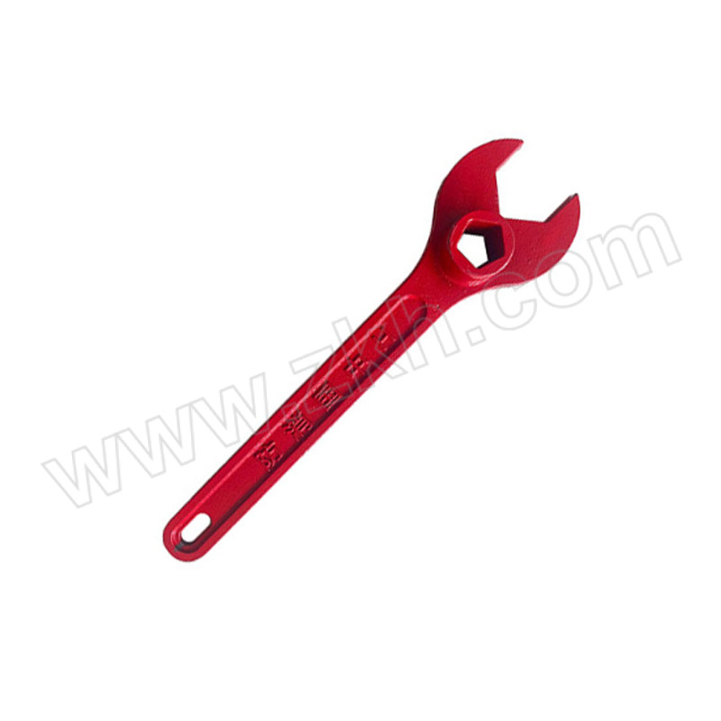ZKH/震坤行 重型款消防扳手 FHTW-02 整体长度约438mm 开口宽度约55mm 整体红色喷塑 1把