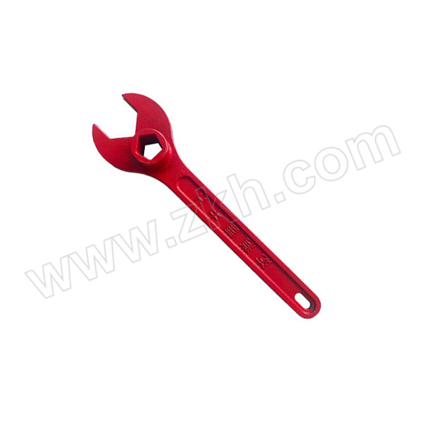 ZKH/震坤行 重型款消防扳手 FHTW-02 整体长度约438mm 开口宽度约55mm 整体红色喷塑 1把