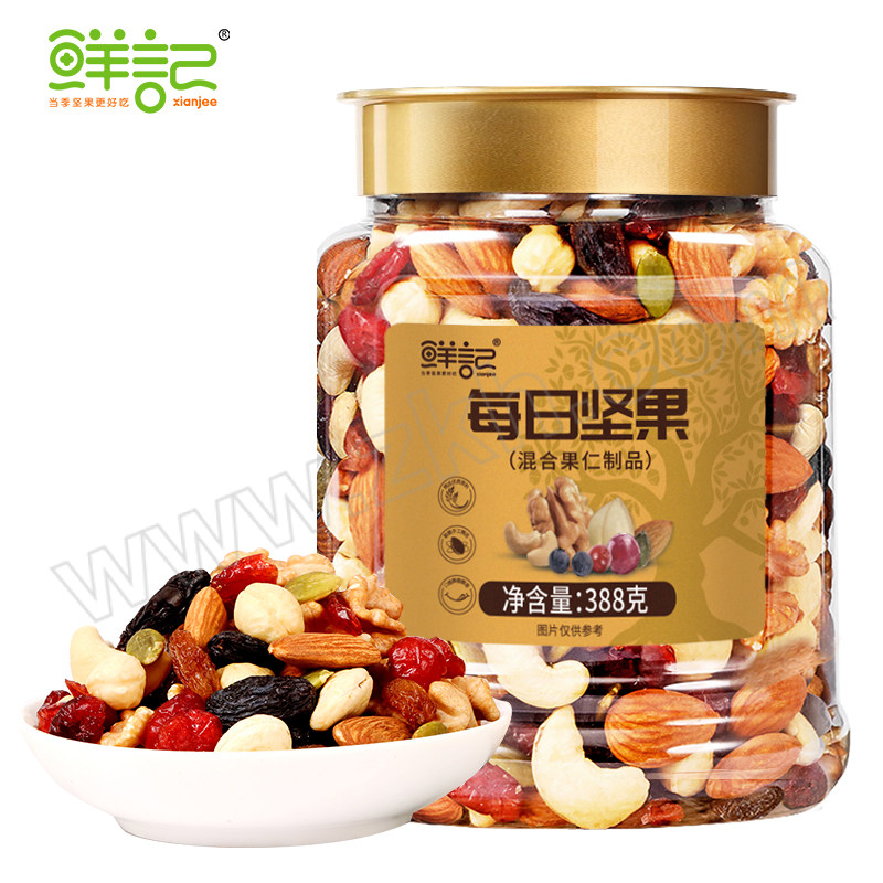 XIANJEE/鲜记 每日坚果 388g 1罐