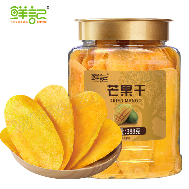 XIANJEE/鲜记 芒果干 388g【一件发G】 1罐