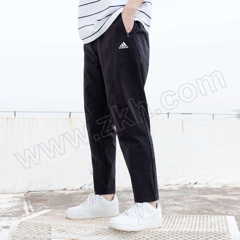 ADIDAS/阿迪达斯 男子运动裤梭织长裤 HE9908 M 黑色 1件