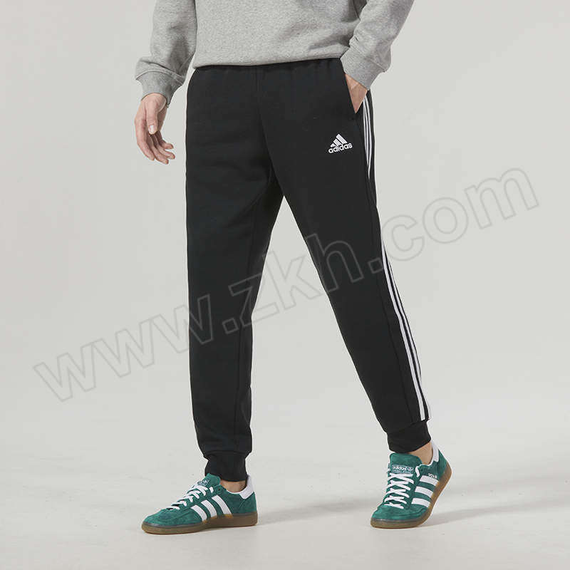 ADIDAS/阿迪达斯 男子运动裤针织长裤 IB4030 3XL 黑色/白色 1件