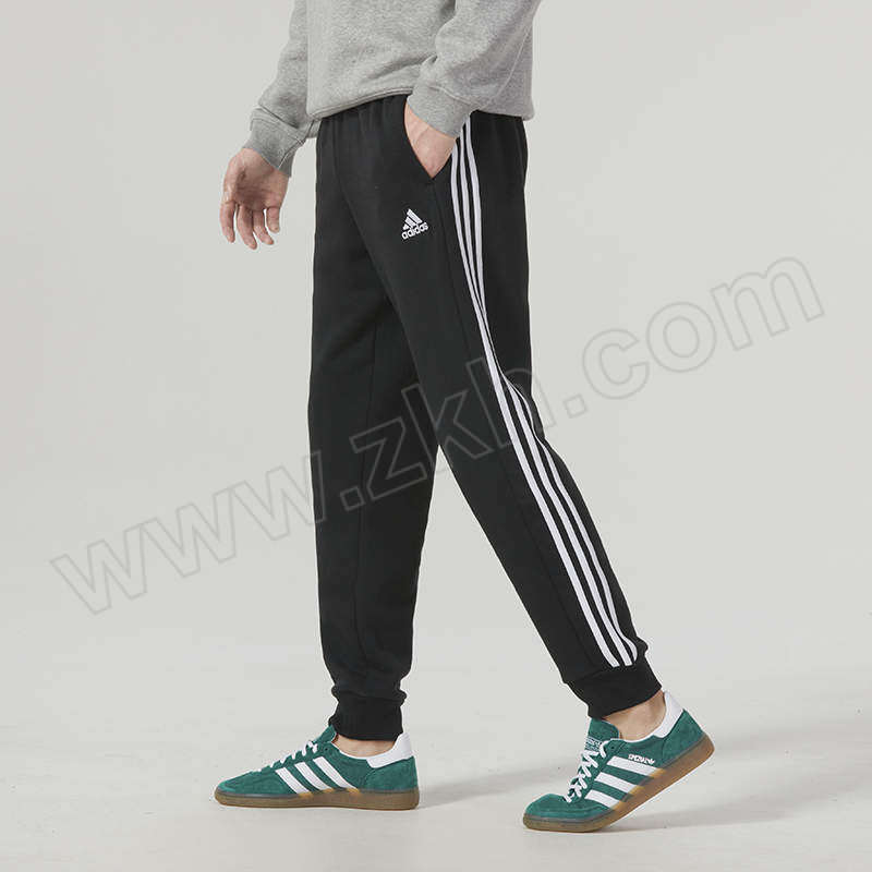 ADIDAS/阿迪达斯 男子运动裤针织长裤 IB4030 3XL 黑色/白色 1件