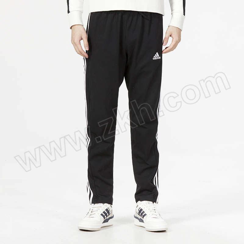 ADIDAS/阿迪达斯 男子运动裤针织长裤 IC0044 S 黑色/白色 1件