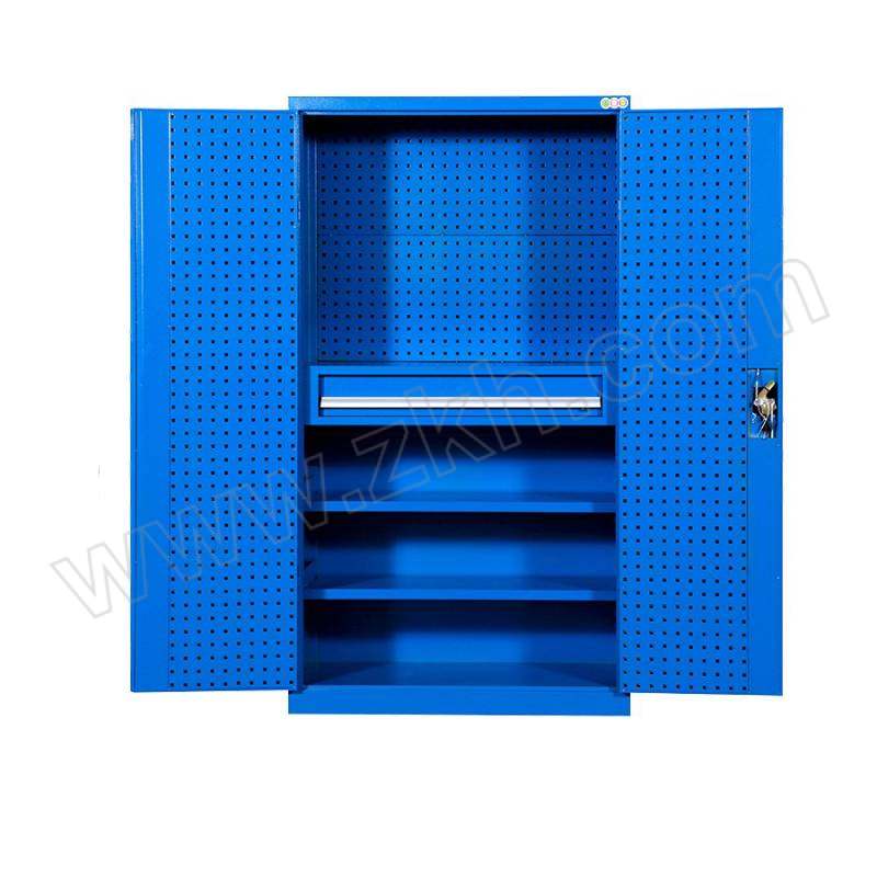 LCY/洛骋誉 重型工具柜 GJG-003 1000×500×1800mm 内一抽带网 蓝色 1台