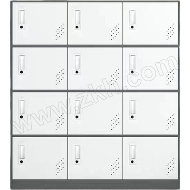 YUKERUI/誉科瑞 灰色套白色十二门书包柜储物柜 YKR-SBG-0050 尺寸900×400×1000mm 1台