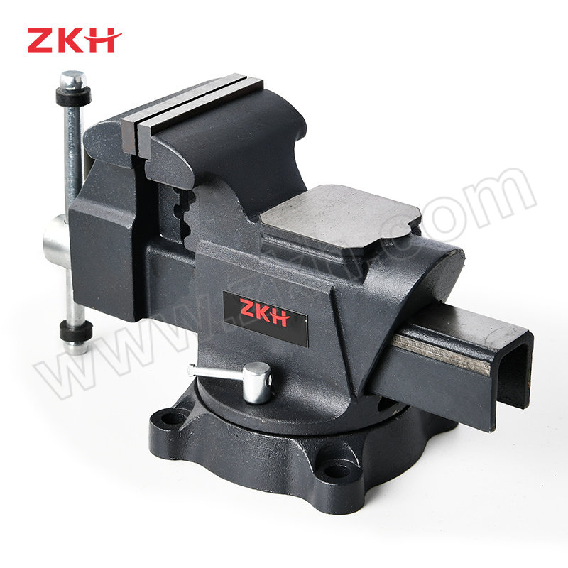 ZKH/震坤行 工业级重型球墨铸铁台虎钳 HHT-HBV06 6"/150mm 夹紧力3000kg 1台