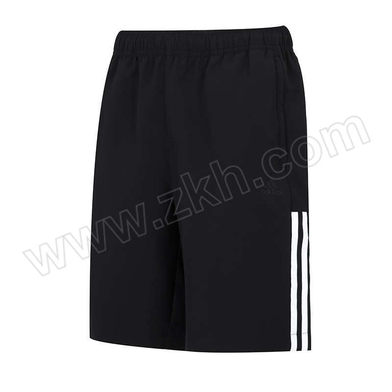 ADIDAS/阿迪达斯 男子休闲梭织短裤 HE7412 M 黑色/白色 1件