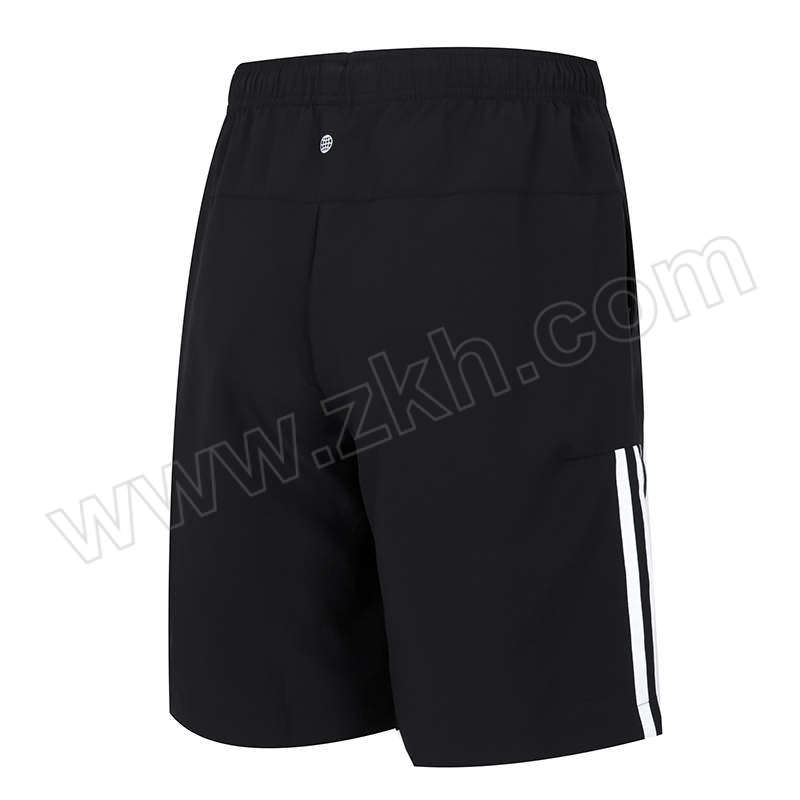 ADIDAS/阿迪达斯 男子休闲梭织短裤 HE7412 M 黑色/白色 1件