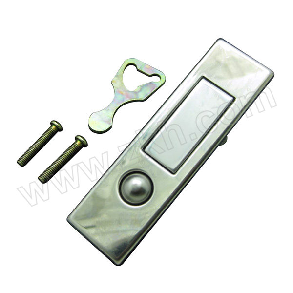 ZS/正昇 消防栓门锁  MS507 长90×宽26mm 内径锁芯长65×20mm  不锈钢面通用型 1个