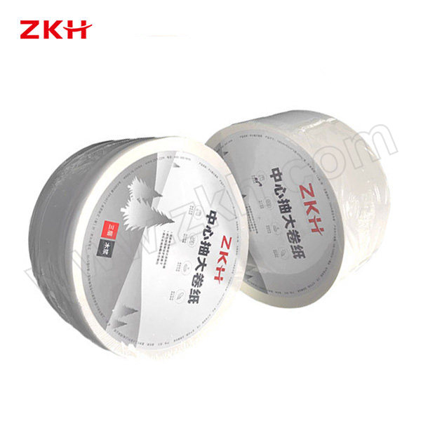 ZKH/震坤行 中心抽大卷纸 ZKH-MJ003 三层180×92mm600g*12卷产品升级新老产品存在外观差异变更期间新老产品混发 1箱