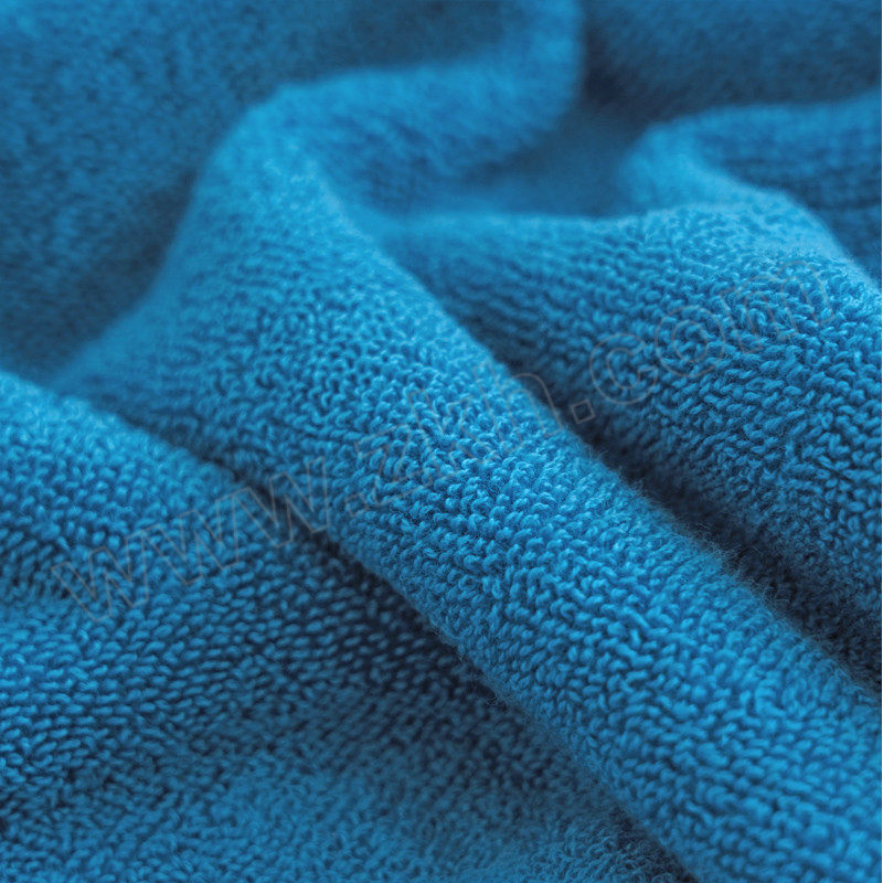 YIXUAN/逸轩 全棉股纱色织毛巾 PR2023120701 35×75cm 小棱形-湖蓝色 1条