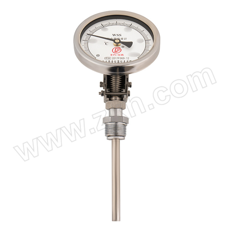 BEIFANGHUAQING/北方华青 万向型双金属温度计 WSS-481 WSS-481/0-150℃ 1支