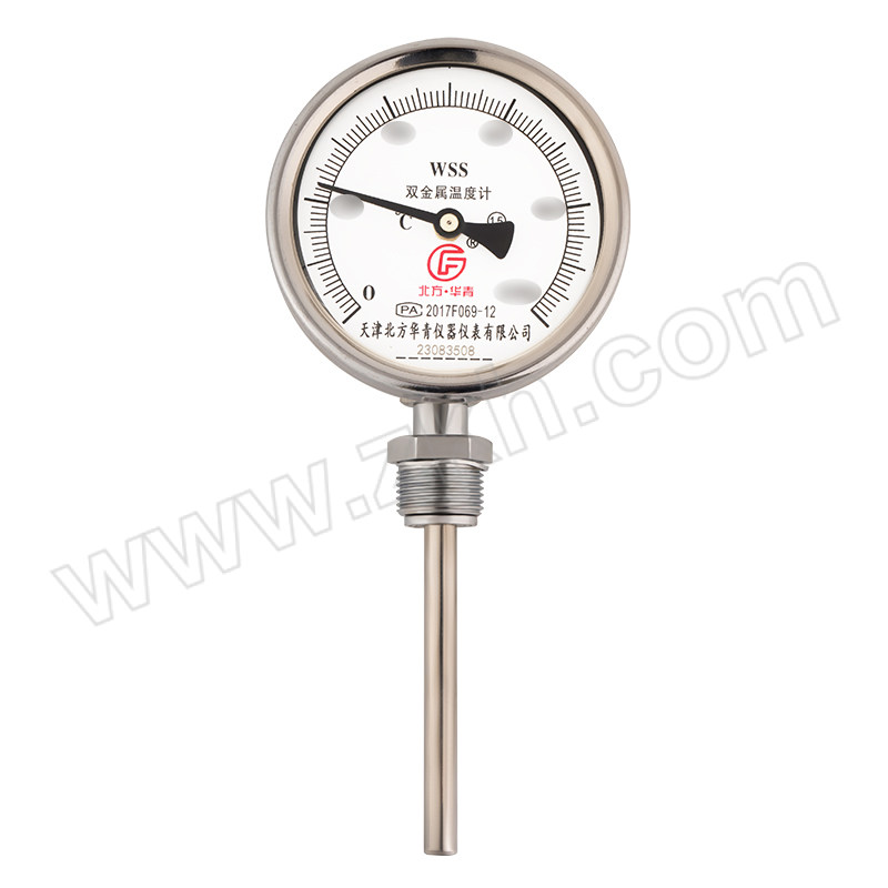 BEIFANGHUAQING/北方华青 万向型双金属温度计 WSS-481 WSS-481/0-150℃ 1支