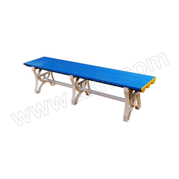 ZKH/震坤行 ABS塑料更衣凳 1800×450×400 蓝色+白色 1台