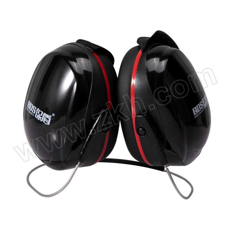 BDS/保盾 颈戴式隔音耳罩 FM-1C 黑红色 SNR:30dB 1副