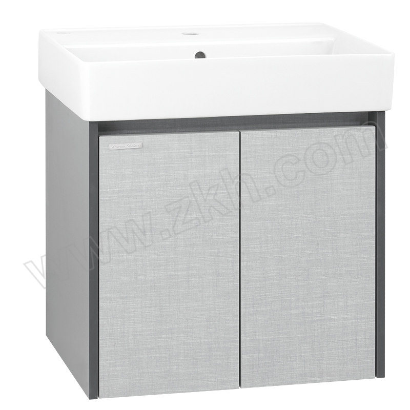 AMERICAN STANDARD/美标 陶瓷一体浴室柜60cm挂墙式(浅幕灰色) JY60 1个