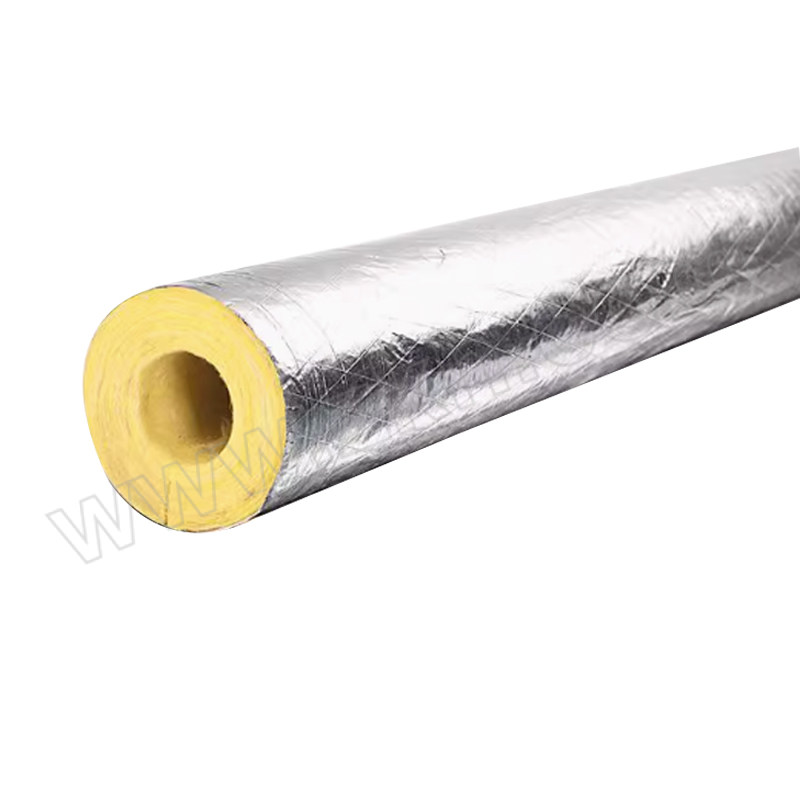 JHS/集华世 铝箔玻璃棉保温管壳套 JHS-BWKT-007 1寸管DN25 内径34mm 壁厚30mm 长度1m 1根