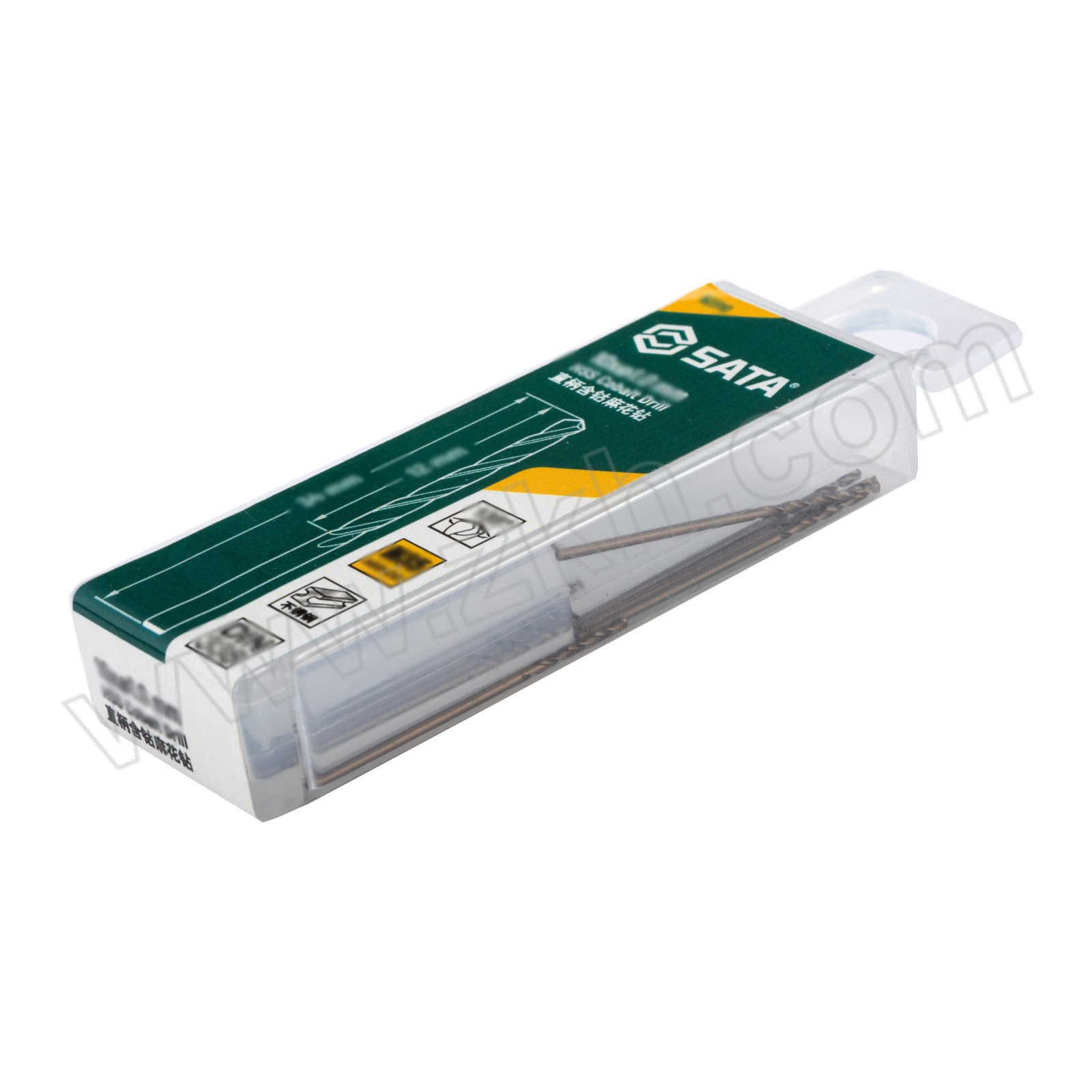 SATA/世达 10件套直柄含钴麻花钻 52352 5.2mm 1套