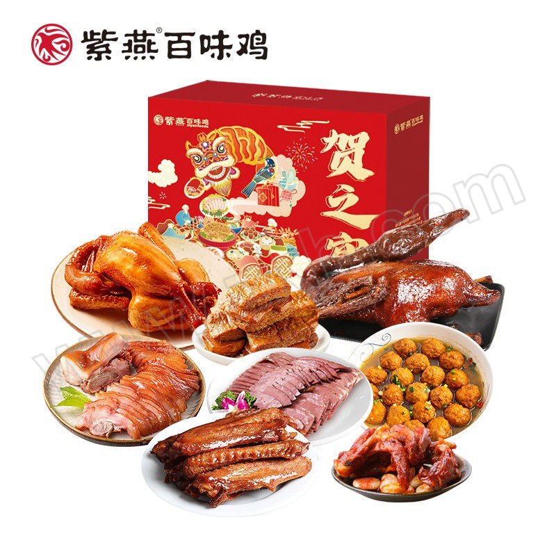 ZIYANFOODS CHAIN/紫燕百味鸡 贺之宴礼盒 1.702kg 1盒