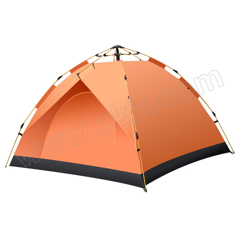 JINZHENHE/金臻赫 全自动速开帐篷 3-4人单层弹簧橙色 210×200×135cm 1个
