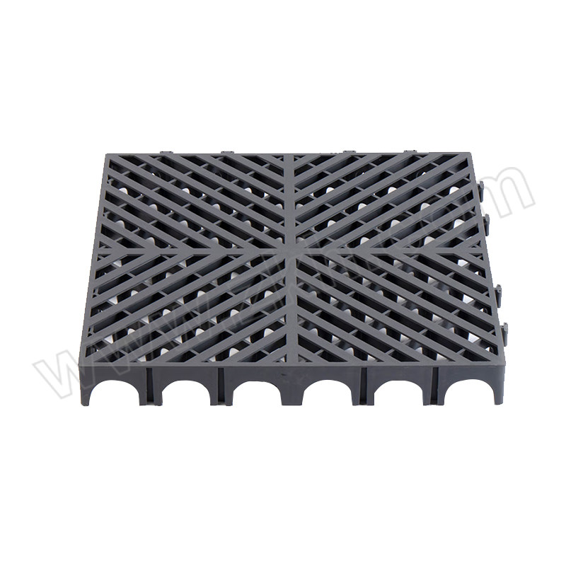 CNMF/谋福 万向扣拼接格栅塑料排水网格板 40×40×4cm 灰色 1块