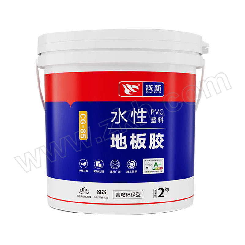 QIANXIN/浅新 水性PVC塑料地板胶 QX-PVCJ-3 2kg 1桶
