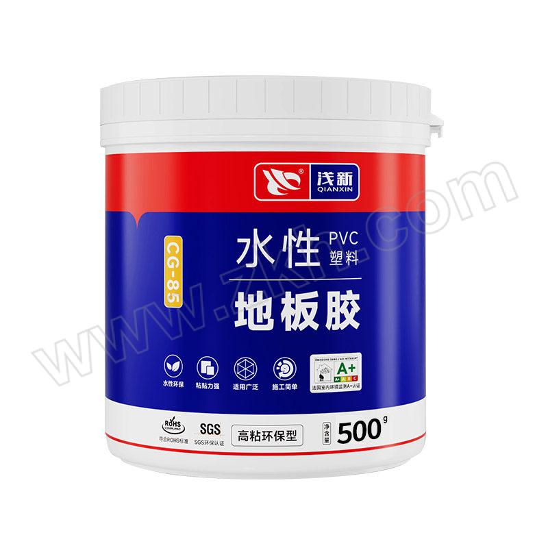 QIANXIN/浅新 水性PVC塑料地板胶 QX-PVCJ-1 500g 1桶
