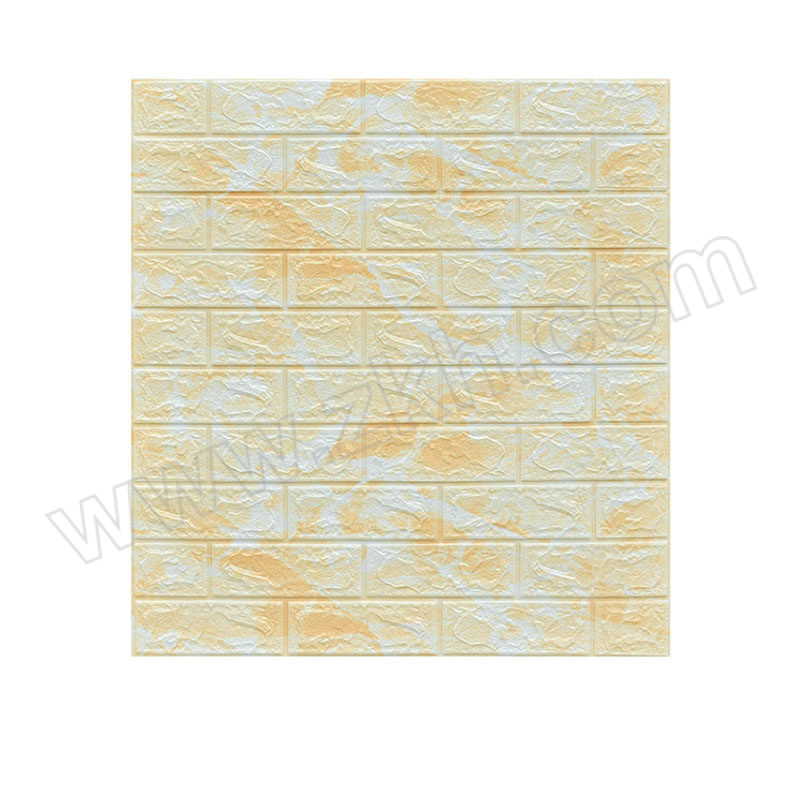 DILINGQU/第零区 自粘墙纸 DLQ-6028 大理石淡黄 70×77cm 厚3mm 1块