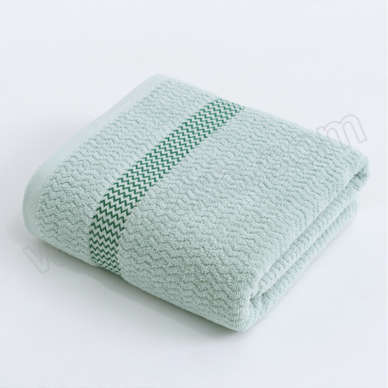 YIXUAN/逸轩 全棉32股波浪纹浴巾 PR2023121606 70×140cm波浪纹-水绿色 1条