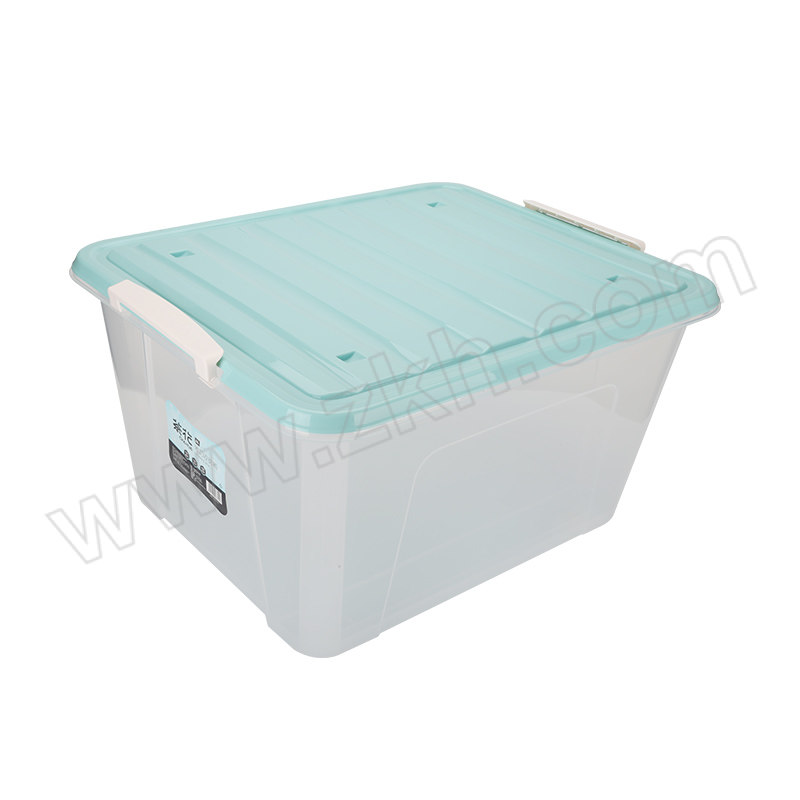 CHAHUA/茶花 雅巧收纳箱 B28002 马卡龙蓝 86L 1个