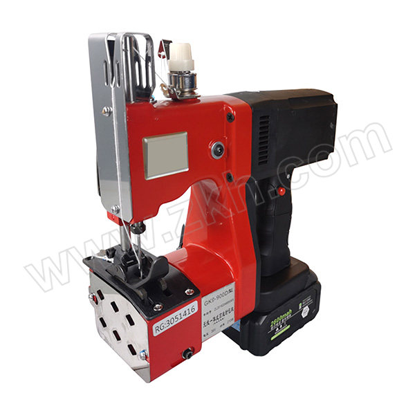 ZKH/震坤行 手持高速电动缝包机(电池款) GK9-900D 红色充电式 高速型 单线机 1台