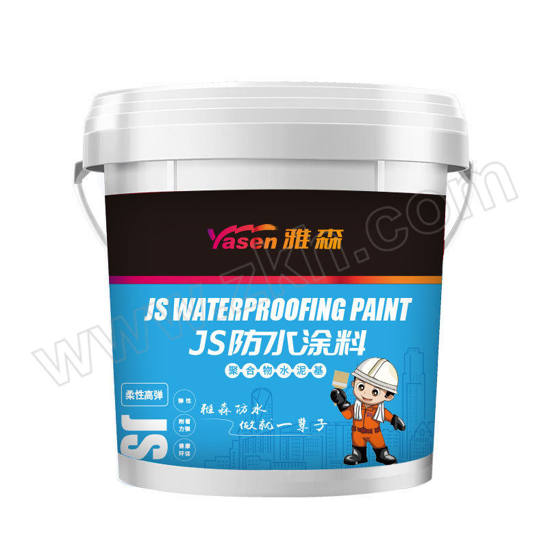 Ya sen/雅森 JS防水涂料 5KG 蓝色 1桶