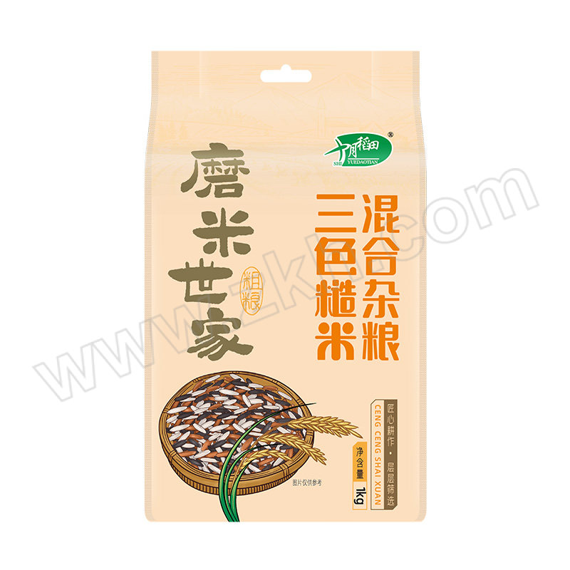 十月稻田 磨米世家三色糙米 1kg 1袋