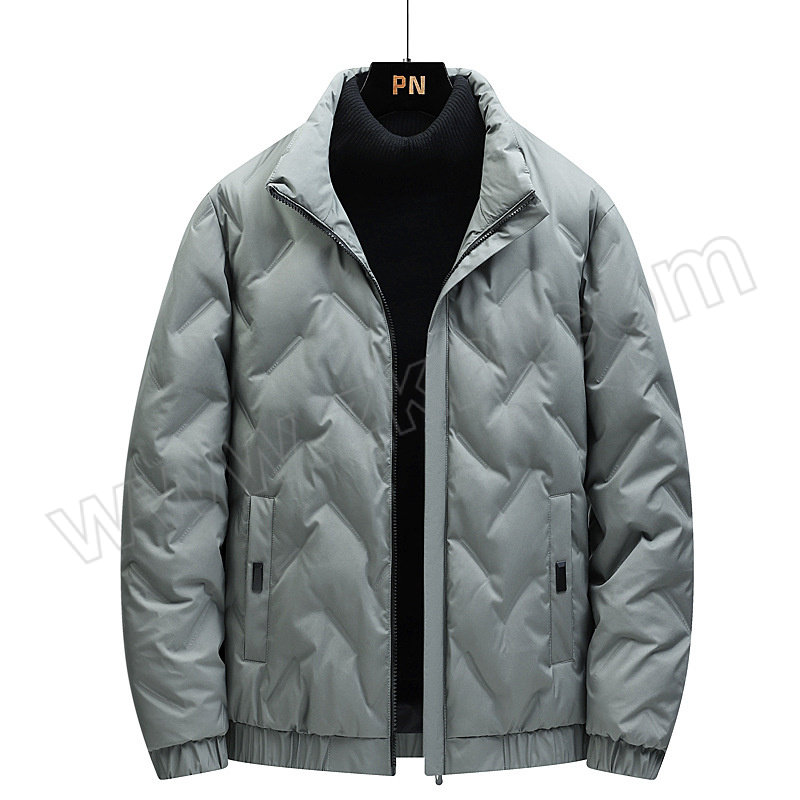 JINZHENHE/金臻赫 男款立领羽绒服 3XL 豆绿色 1件