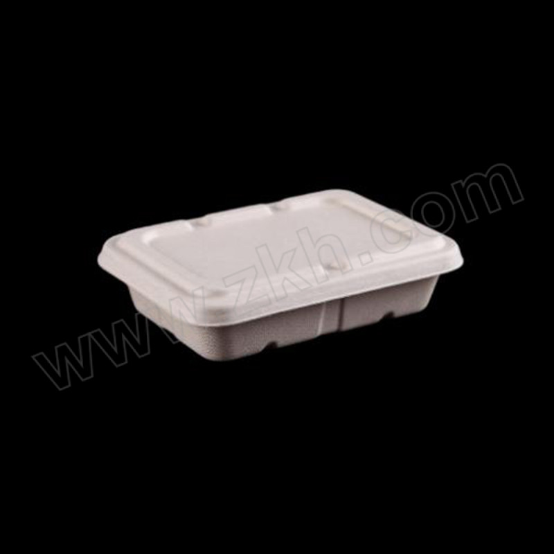 JZSB/京洲实邦 一次性可降解餐盒 JZSB-CH-505 本色 500mL+纸盖 尺寸95×148×42mm 1套