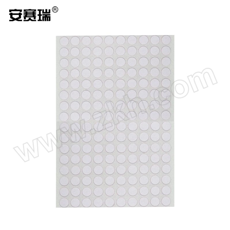 ANSAIRUI/安赛瑞 遇水变红标签 2K00396 φ3mm 白色 油胶+变色纸 1000个 1包