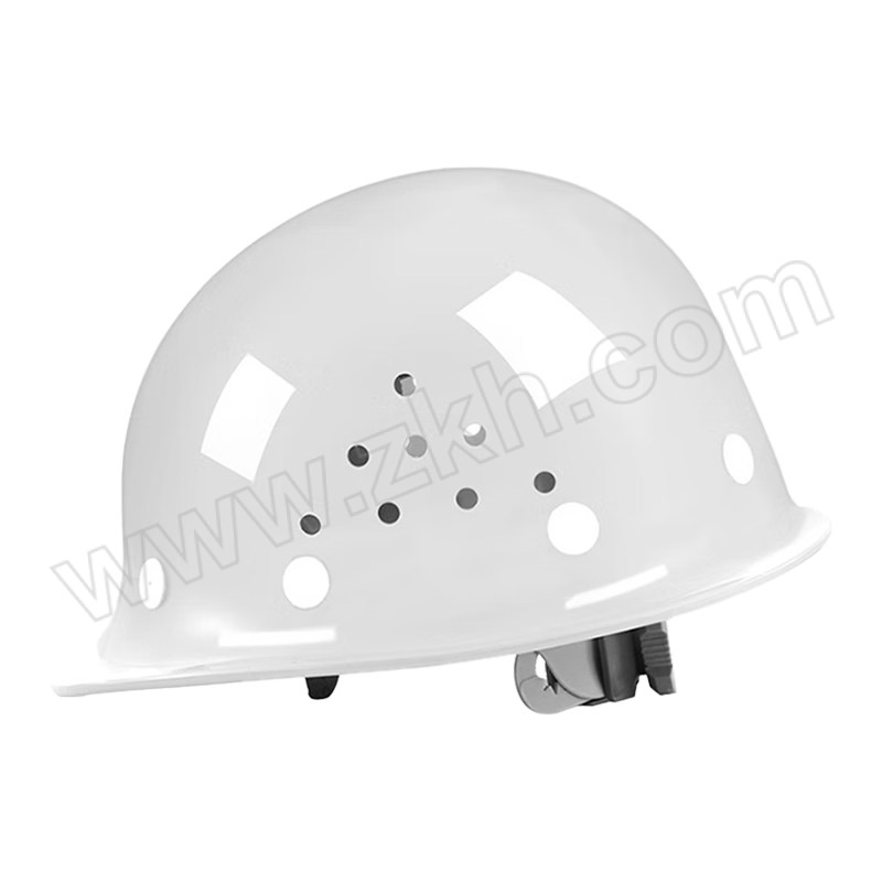 DUNSHOU/盾守 玻璃钢安全帽 普通插接款 白色 1顶