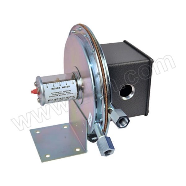 SOR 差压开关 403212-SKP58T 量程：0 to 12 in. wc，接口尺寸：1/4NPT(F)，开关单元：SPDT，外观：波鳞涂层 1台