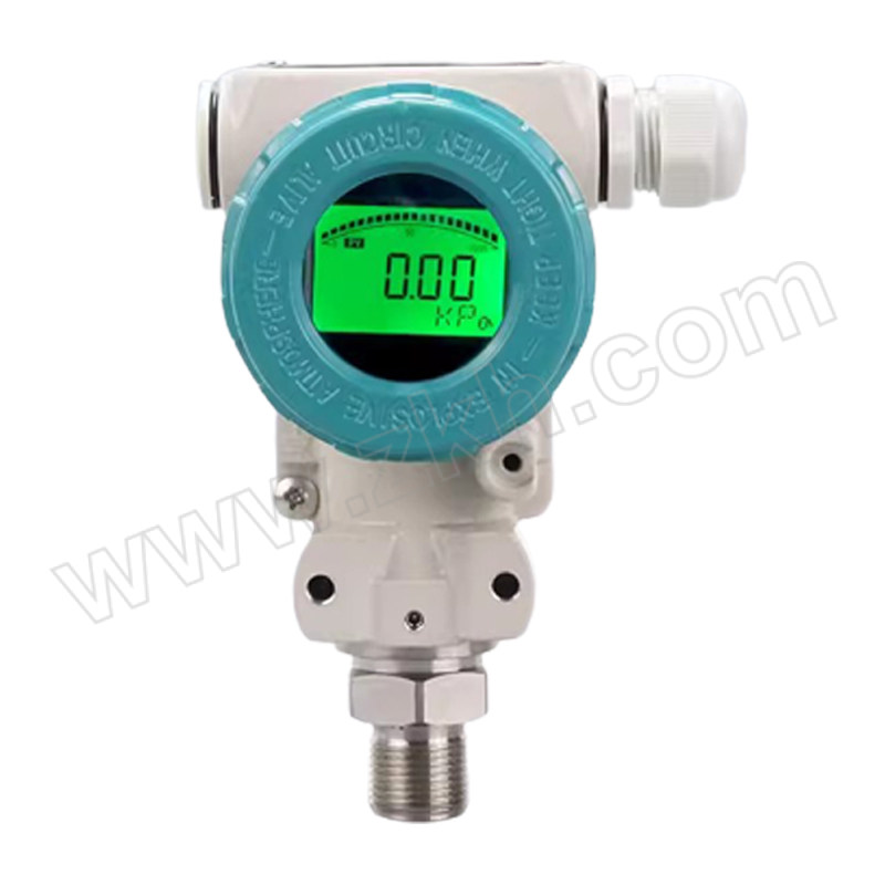 QIZIYI/齐自仪 液晶显示型压力变送器 QZY-PT2C G1/2螺纹安装 4-20mA信号 -0.1~0.5MPa测量范围 1个