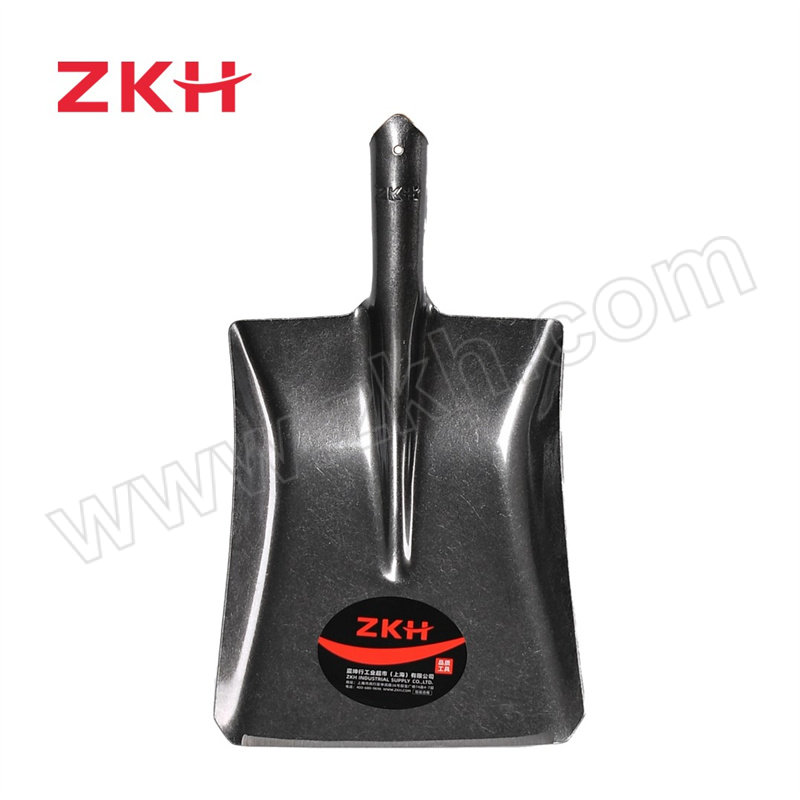 ZKH/震坤行 锰钢大号铁锹方锹头 HHT-FQT01 不含柄 420×295×245mm 1把