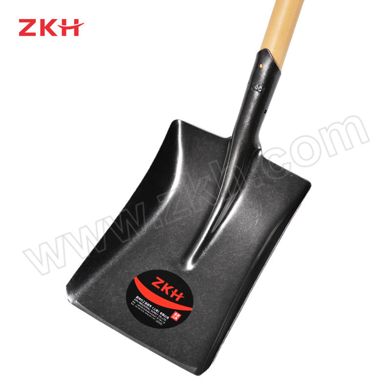 ZKH/震坤行 锰钢大号铁锹方锹头 HHT-FQT01 不含柄 420×295×245mm 1把